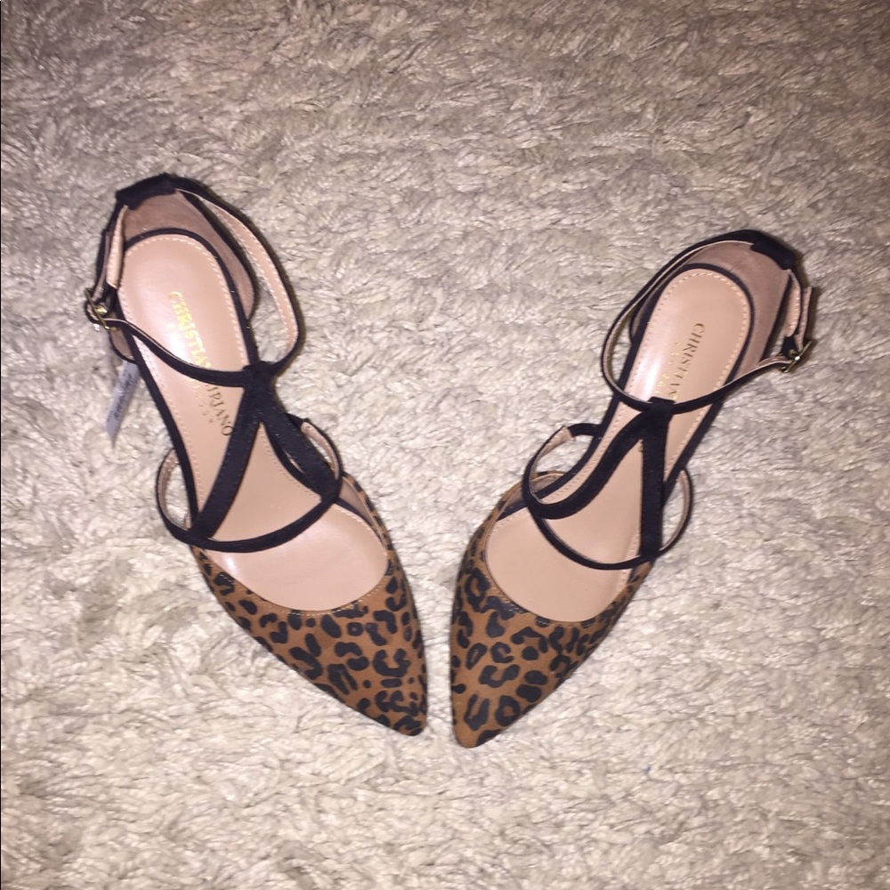 Christian Siriano Leopard heels